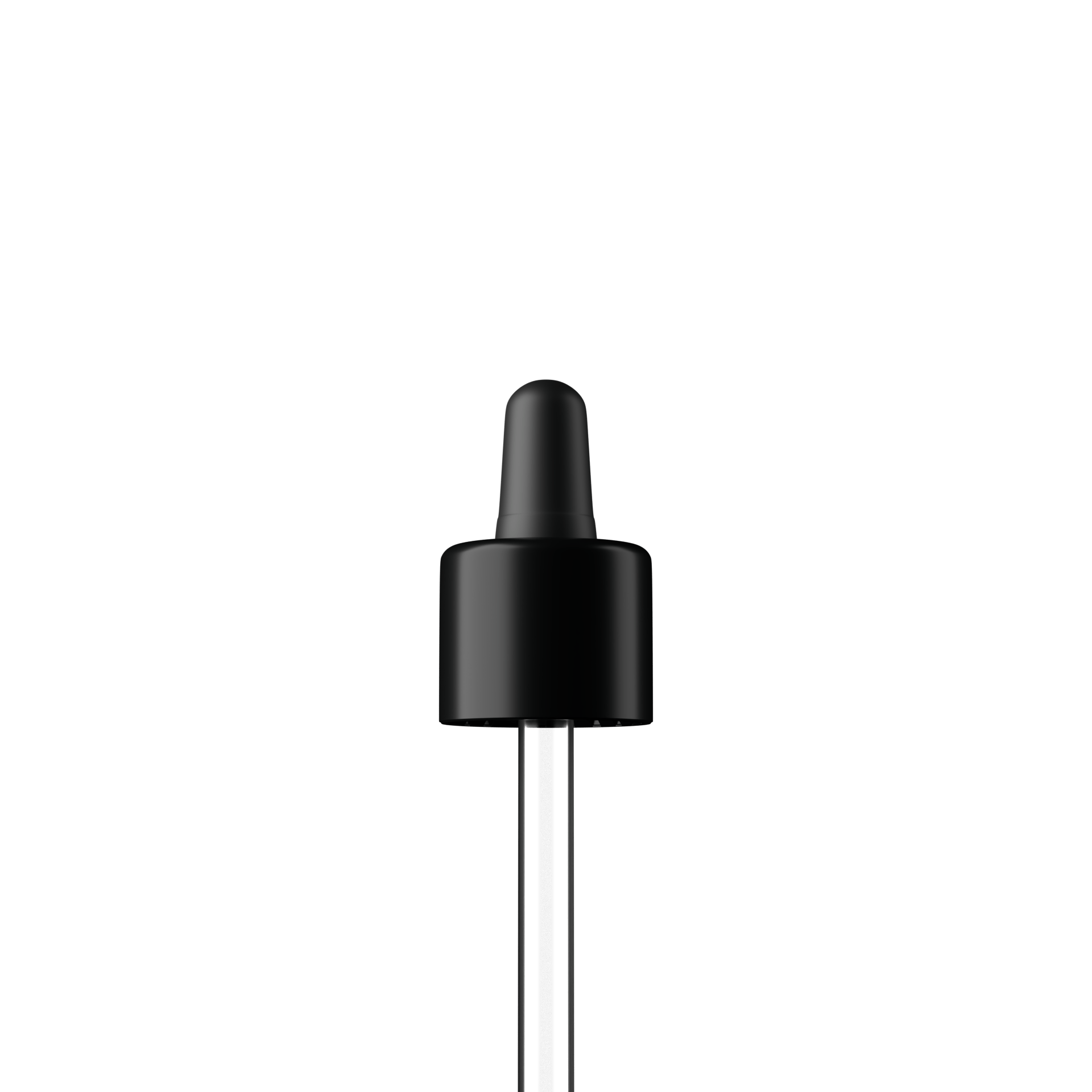 Donau Pipette, TE, DIN18, black, TPEs, dose 0.7 ml, bent ball (Orion 30)