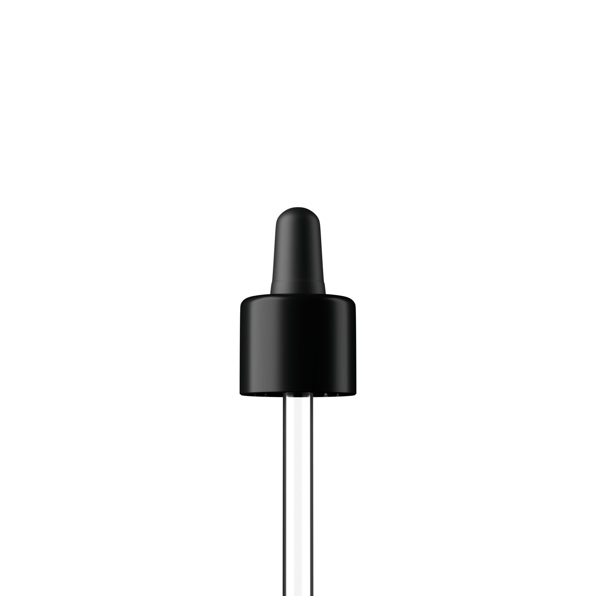 Donau Pipette, TE, DIN18, black, TPEs, dose 0.7 ml, bent ball (Orion 50/60-106)