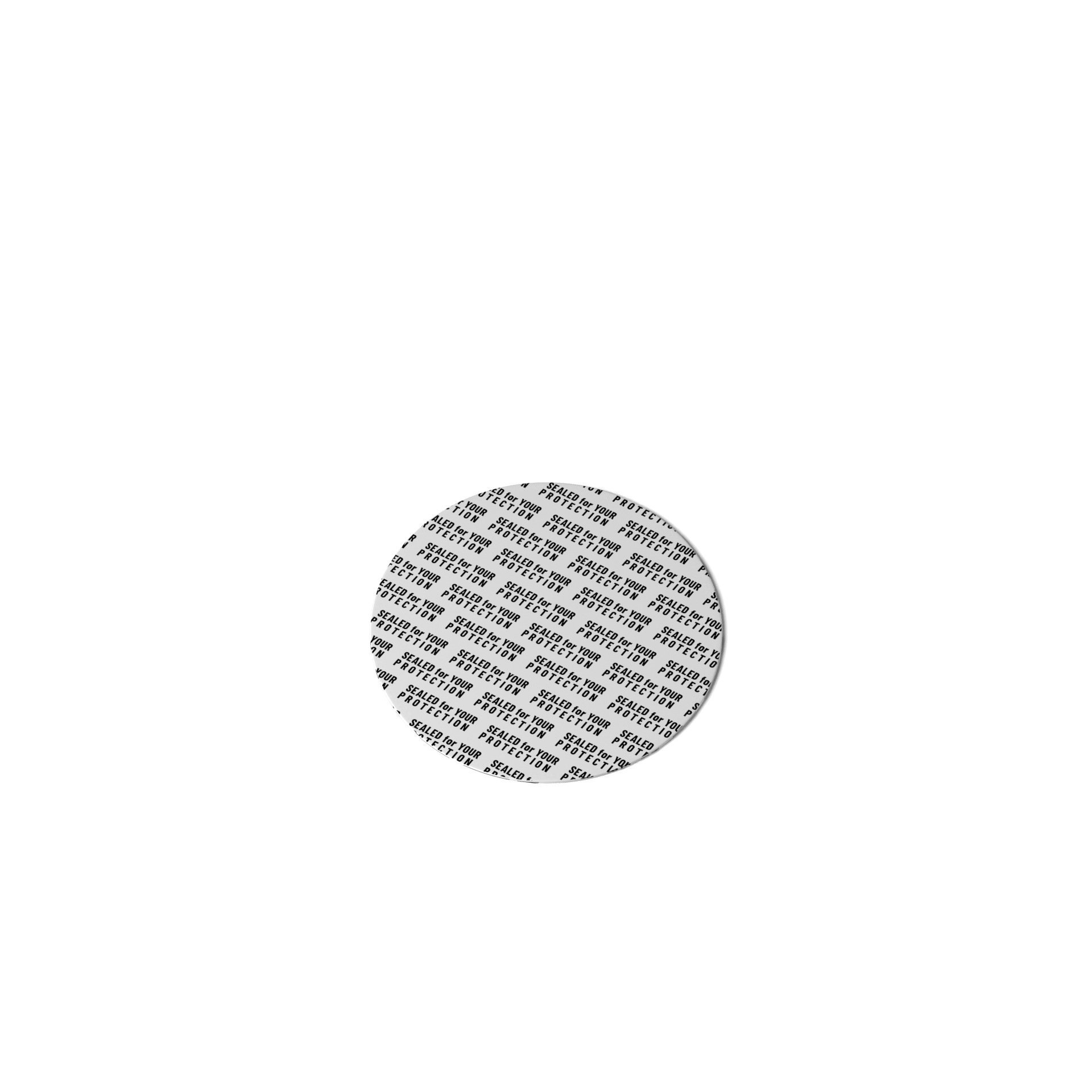 Ozark Seal, Pressure sensitive, 38 mm, white, black text (Ceres 15), for dry goods only