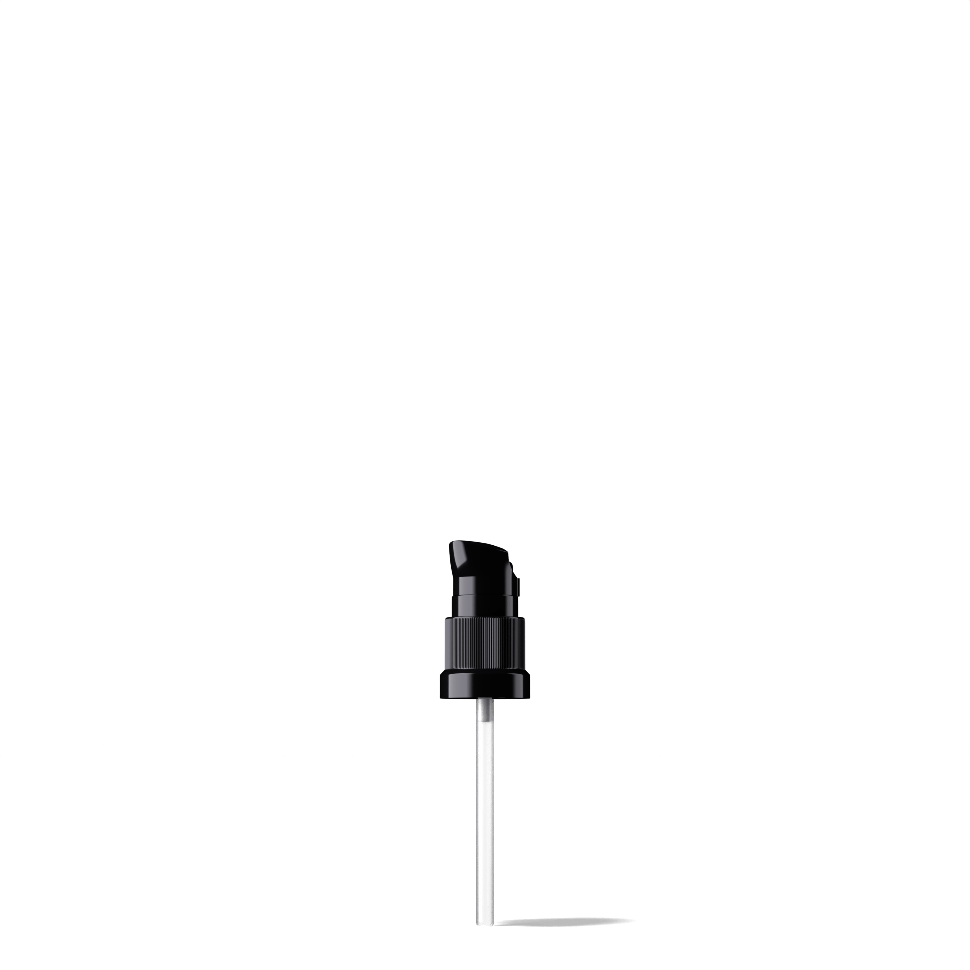 Nile Pump cap, DIN18, PP, black, dose 0.15 ml, security clip (Orion 30)