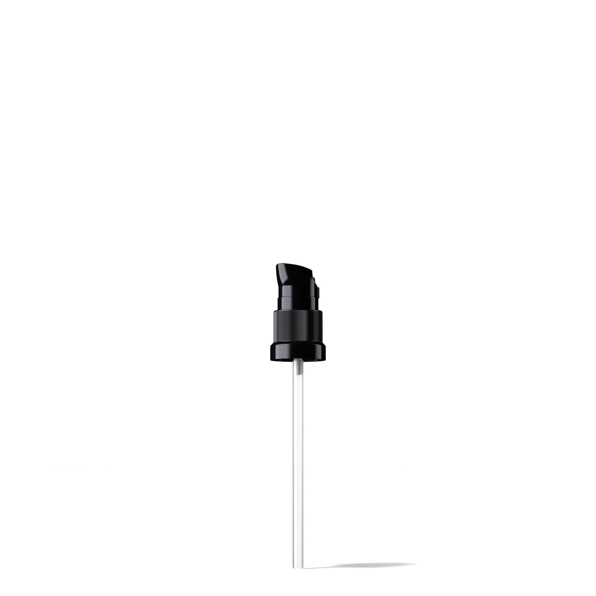 Nile Pump cap, DIN18, PP, black, dose 0.15 ml, security clip (Orion50/60-106)
