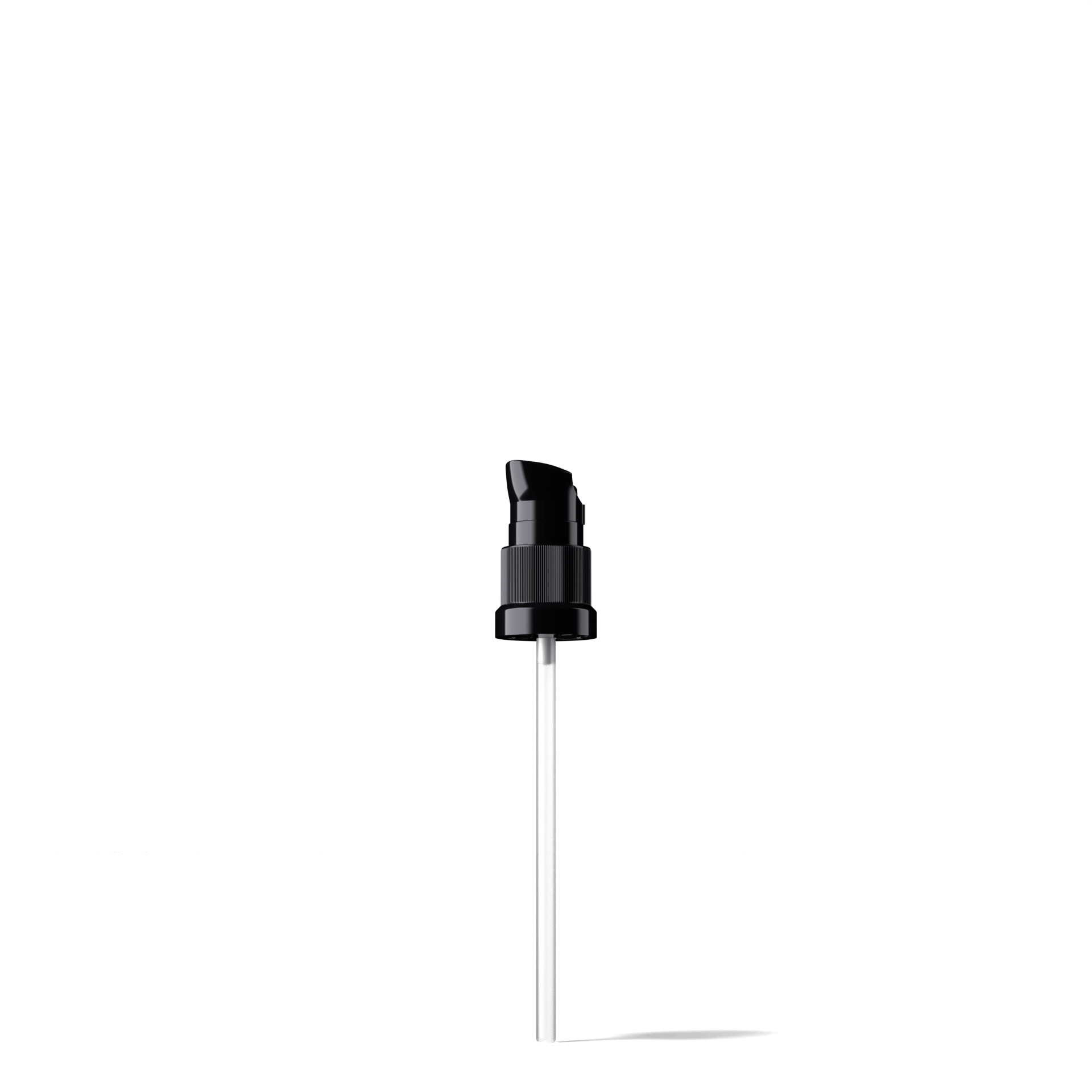 Nile Pump cap, DIN18, PP, black, dose 0.15 ml, security clip (Orion60-111)