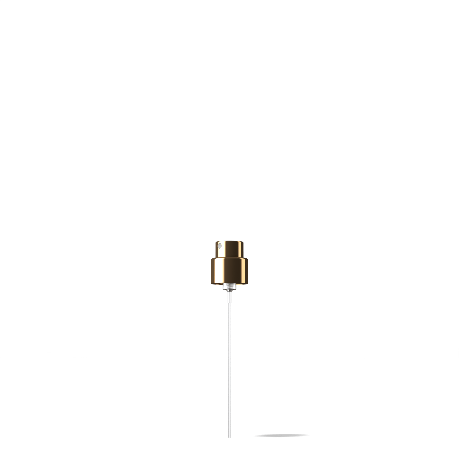 Baikal Spray cap, 18/400, aluminum, gold, dose 0.07 ml (Mira 15)