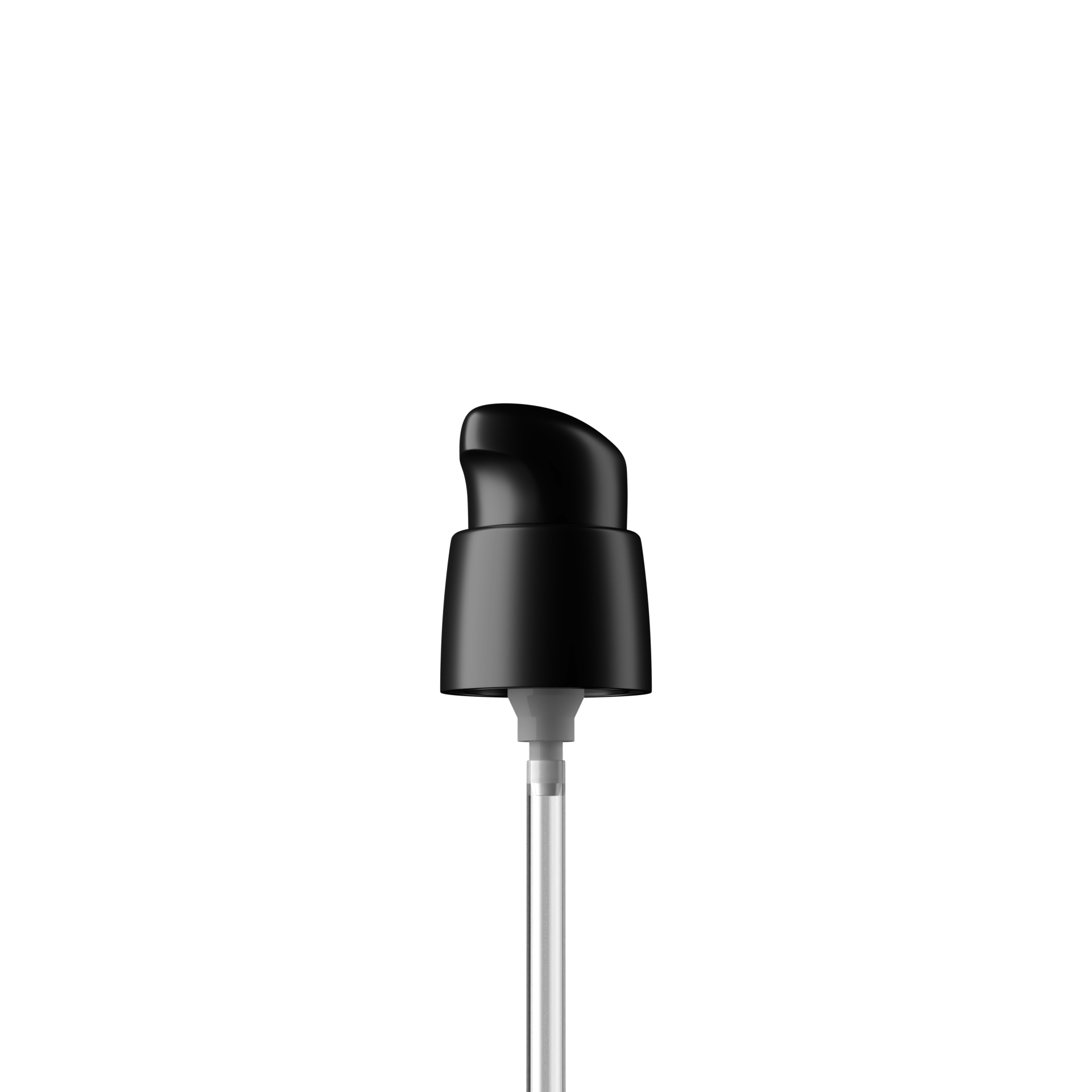Yukon Pump cap, 18/400, PP, black, dose 0.15 ml, security clip (Mira 30)