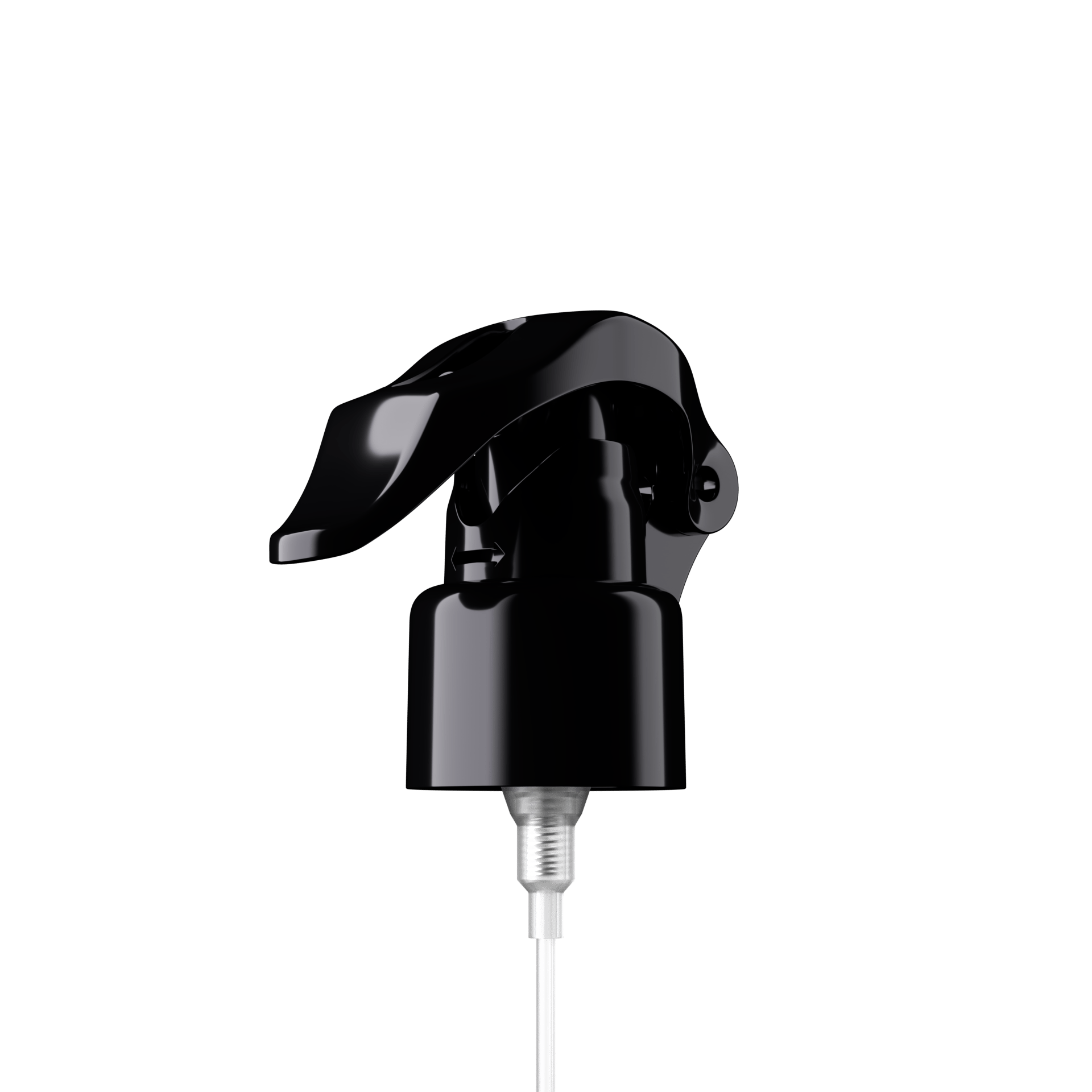 Ness Spray cap, Trigger, 24/410, PP, black, dose 0.29 ml, twist-lock (Virgo 50)