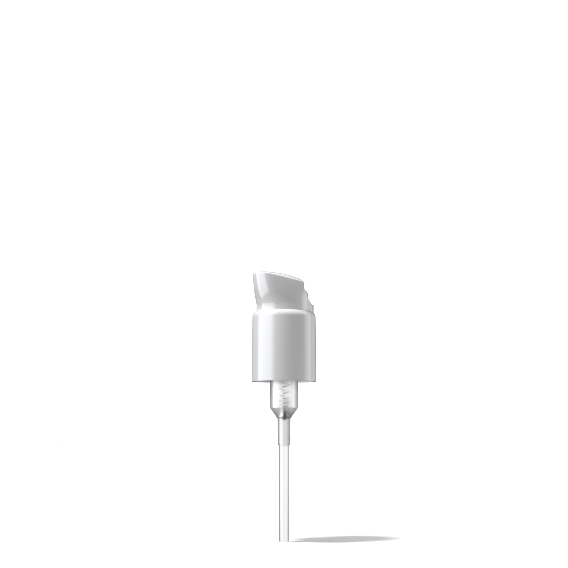 Elbe Pump cap, 24/410, PP, white, dose 0.50 ml, security clip (Virgo 50)