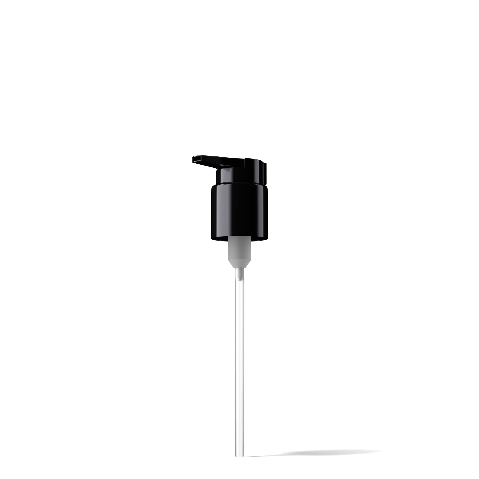Lena Pump cap, Extended Nozzle, 24/410, PP, black, dose 0.50 ml, security clip (Capella 250)
