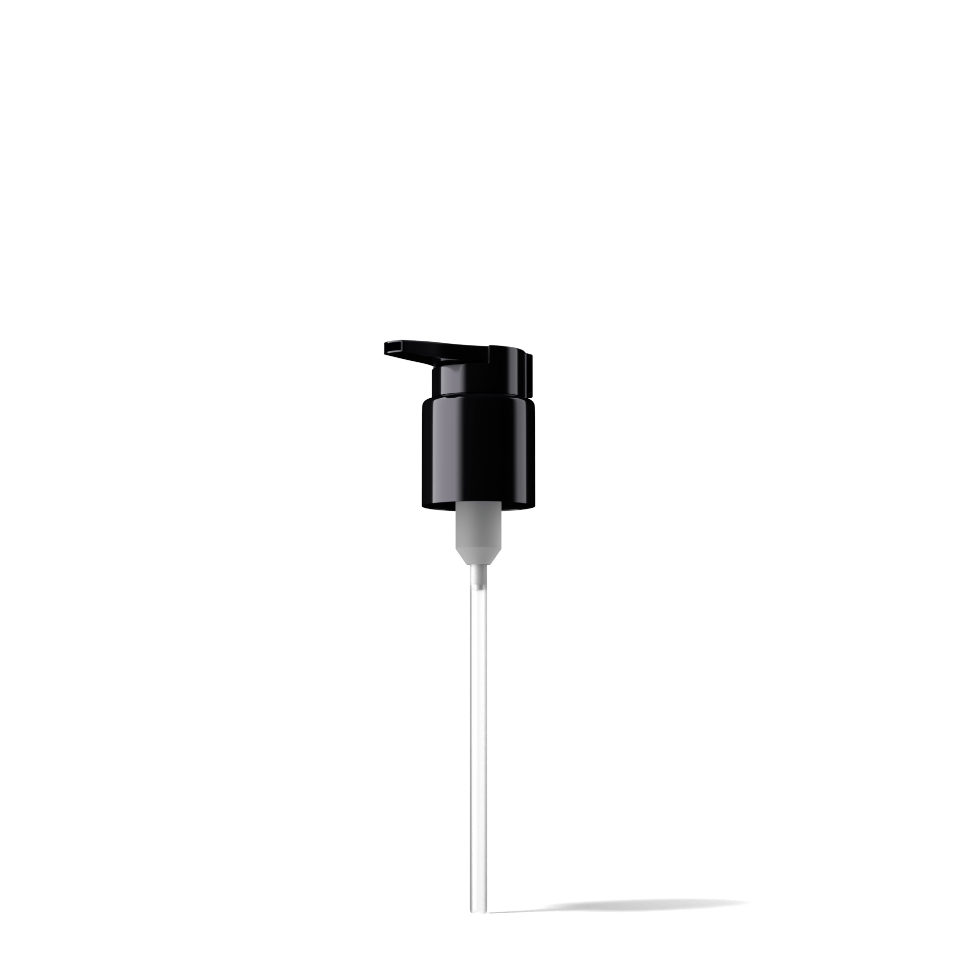 Lena Pump cap, Extended Nozzle, 24/410, PP, black, dose 0.50 ml, security clip (Capella 150)