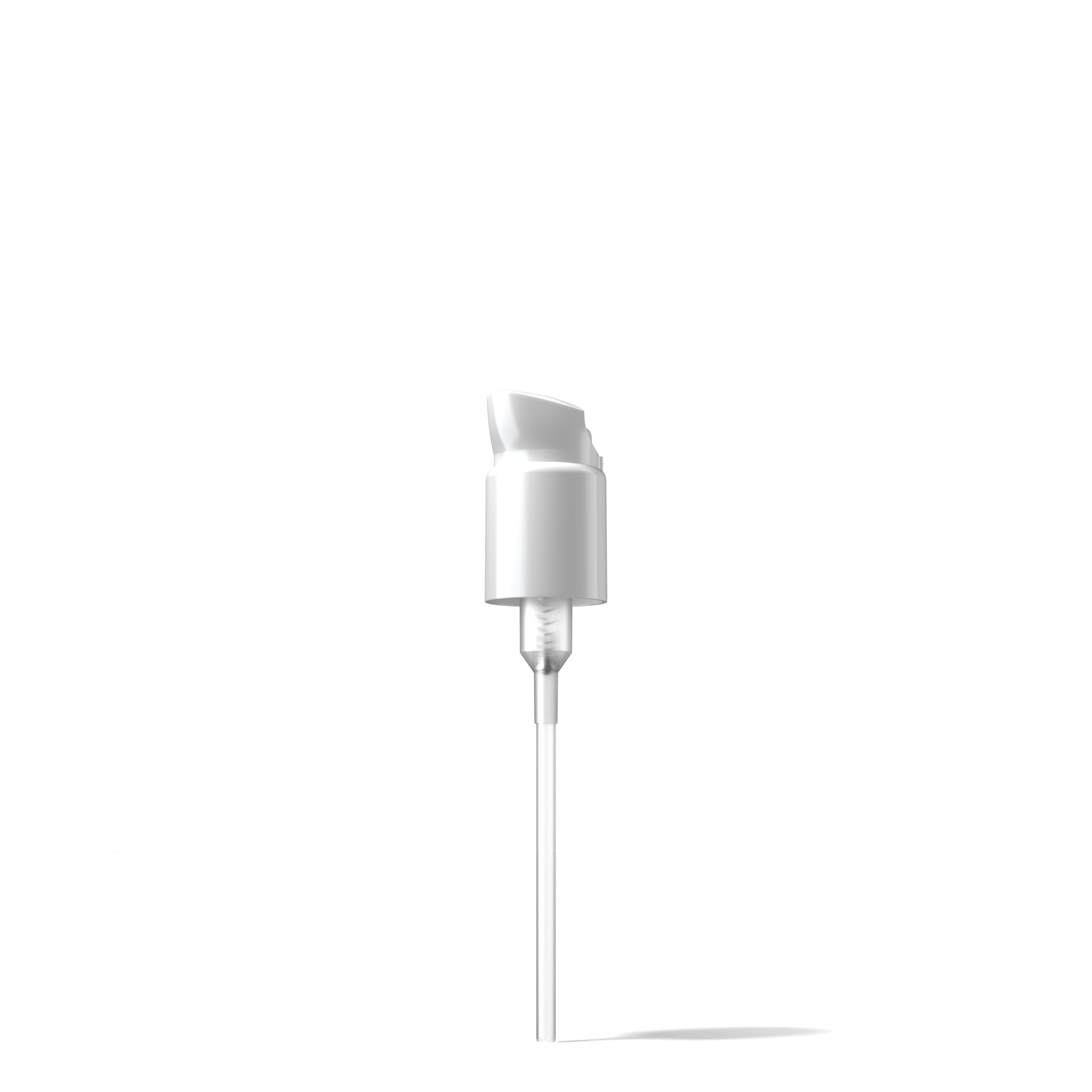 Elbe Pump cap, 24/410, PP, white, dose 0.50 ml, security clip (Draco 120)