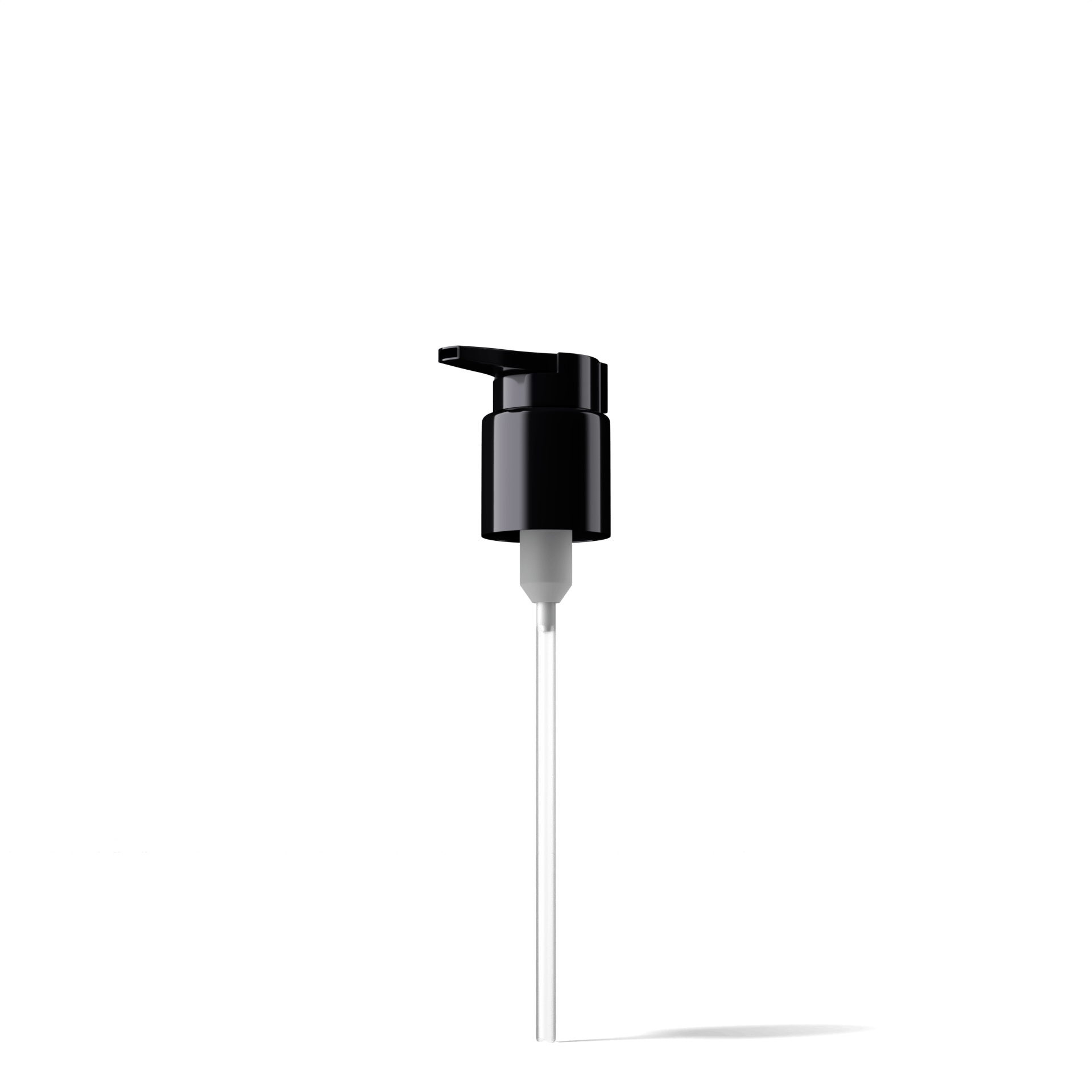 Lena Pump cap, Extended Nozzle, 24/410, PP, black, dose 0.50 ml, security clip (Capella 200)