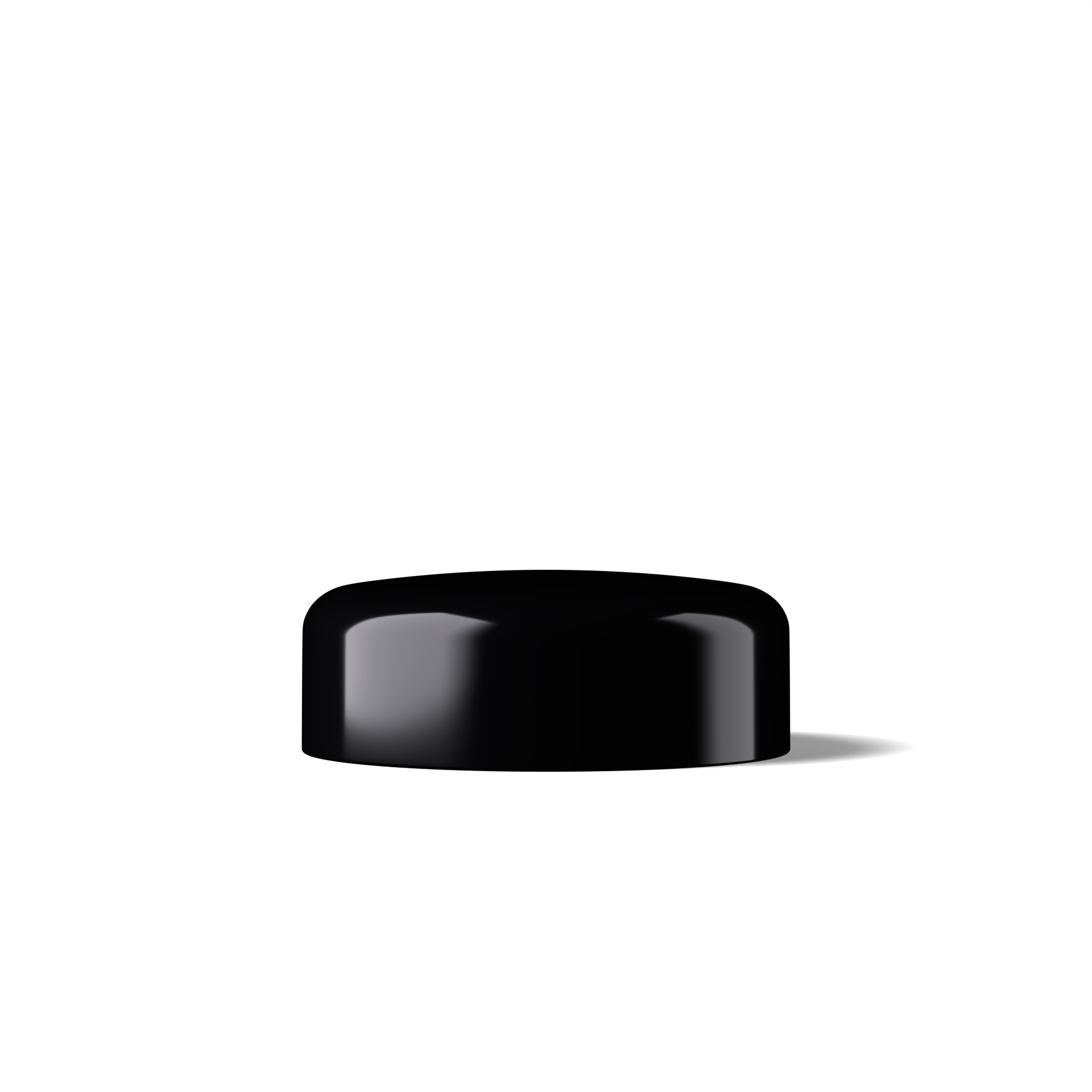 Karoo Lid, 48/400, SAN, black, violet Phan inlay (Saturn 100/Carina 200/300)