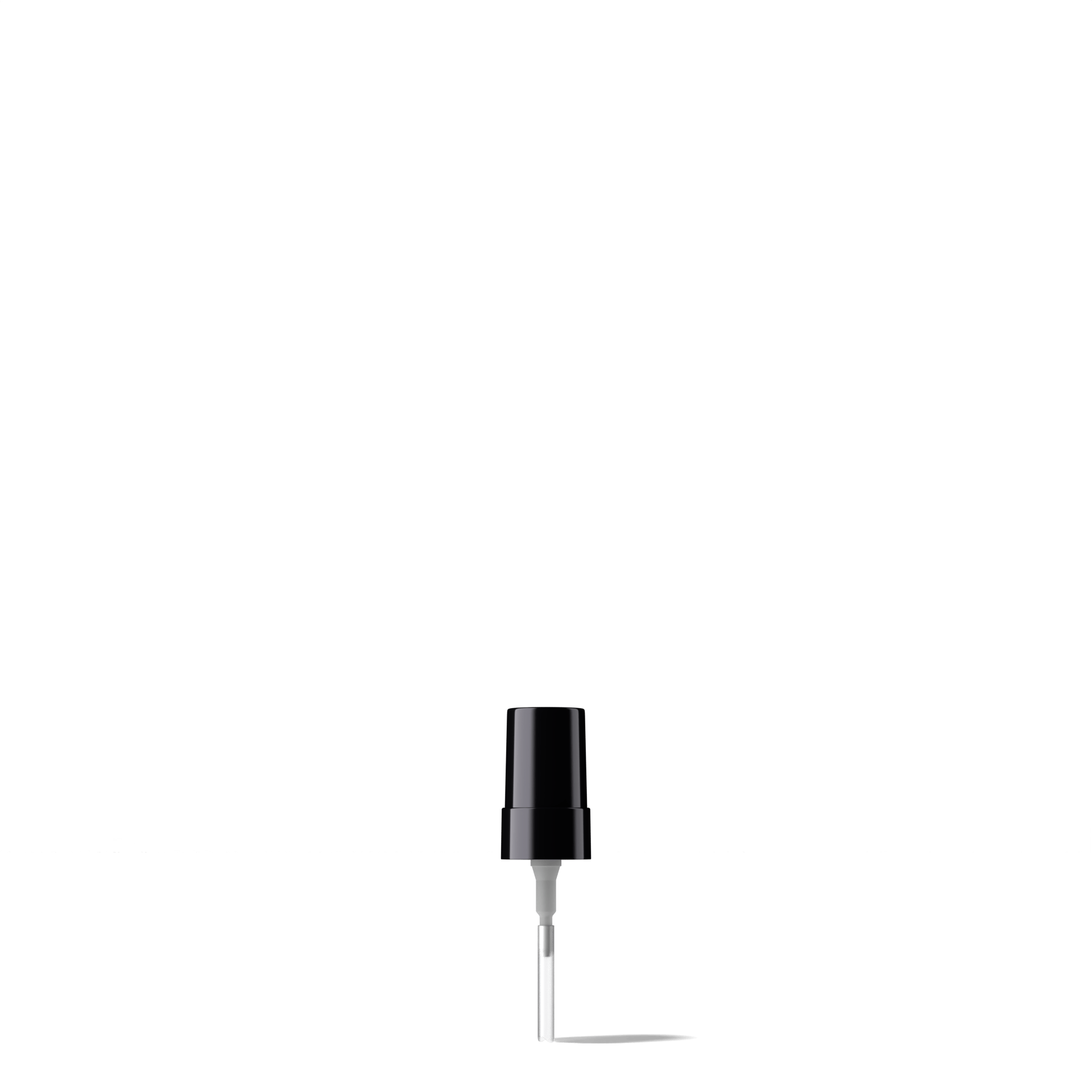 Neva Pump cap, 18/400, PP, black, dose 0.19 ml, black overcap (Lynx 15)