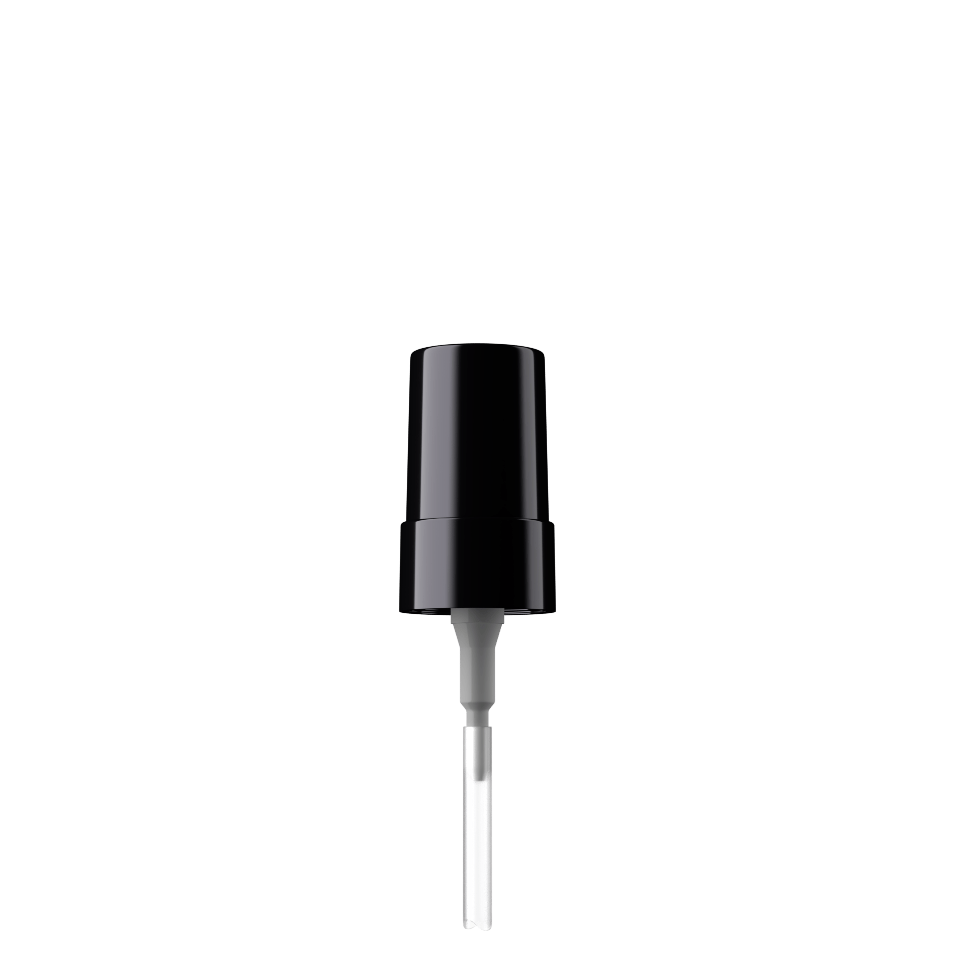 Neva Pump cap, 18/400, PP, black, dose 0.19 ml, black overcap (Lynx 15)