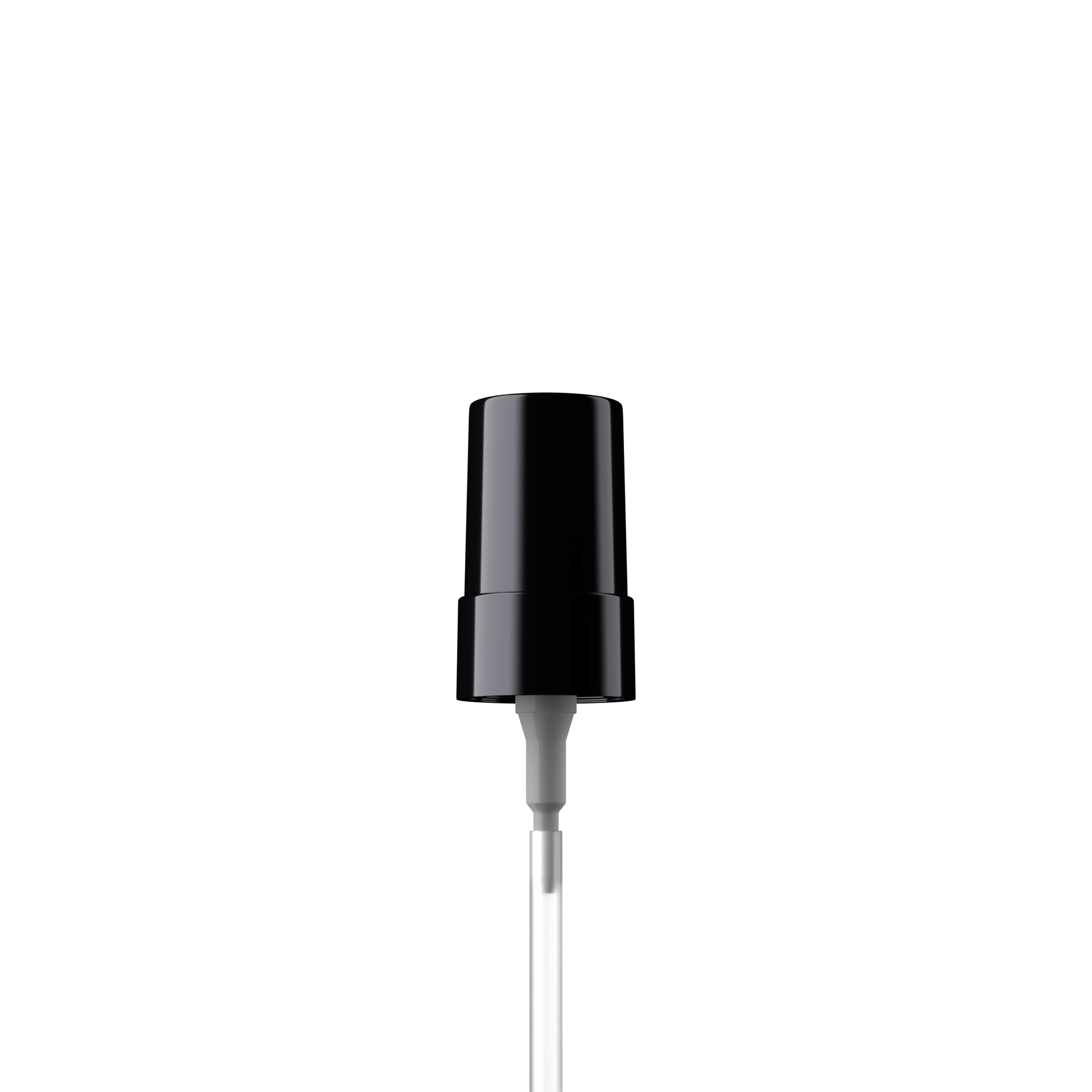 Neva Pump cap, 18/400, PP, black, dose 0.19 ml, black overcap (Lynx 30)
