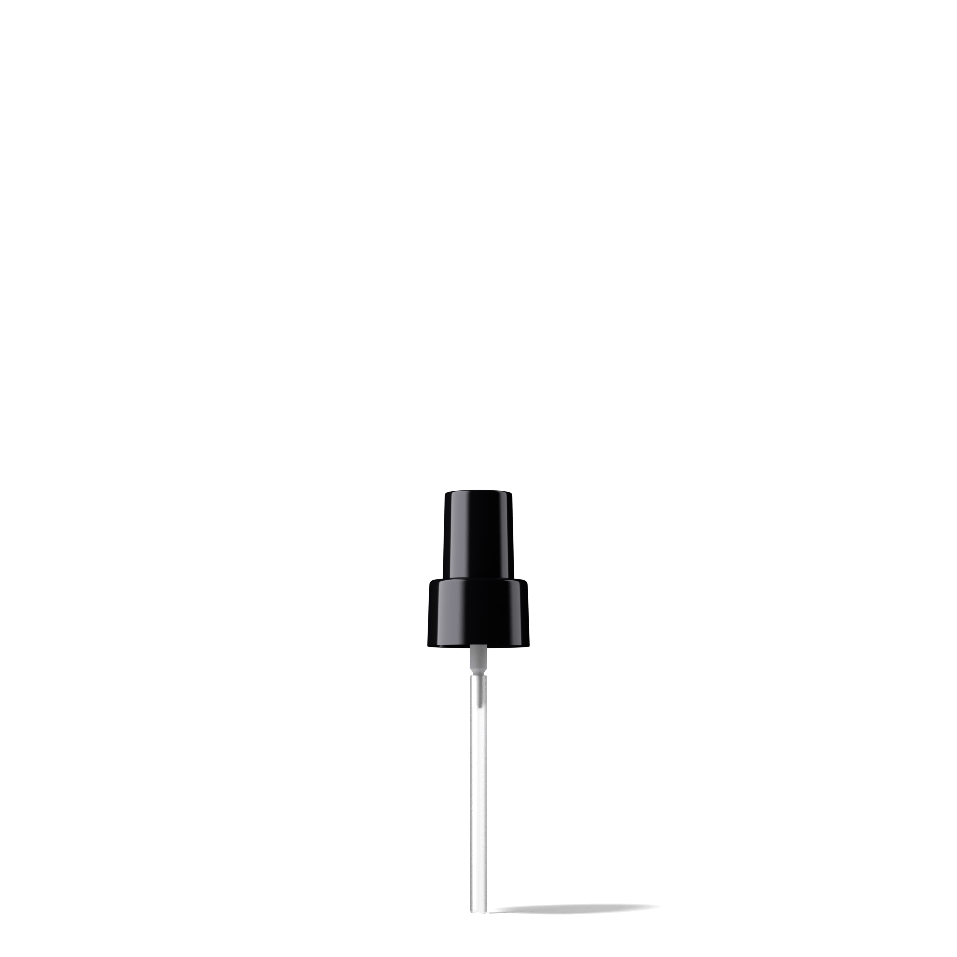 Neva Pump cap, 24/410, PP black, dose 0.19 ml, black overcap (Virgo 50)