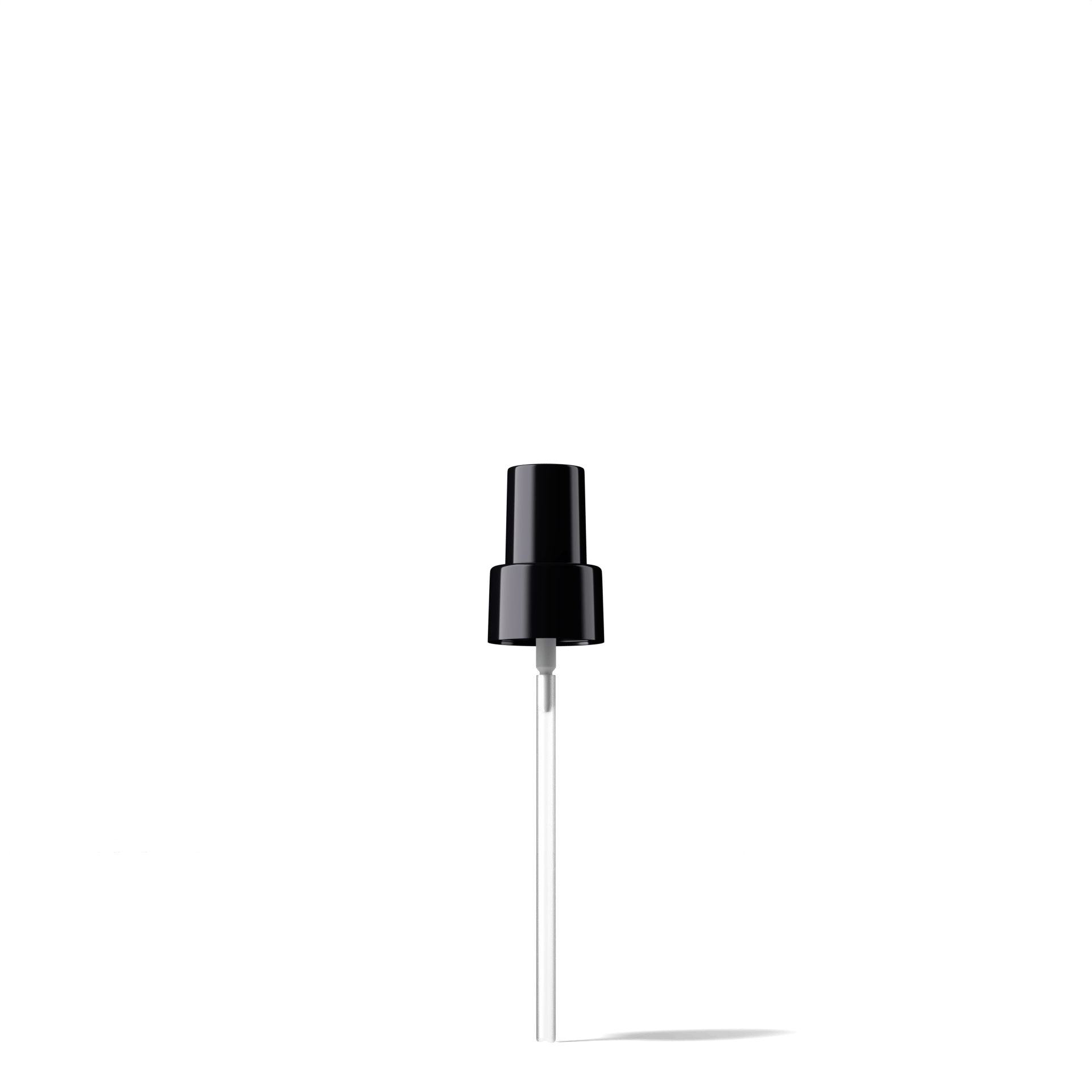 Neva Pump cap, 24/410, PP black, dose 0.19 ml, black overcap (Virgo 100)