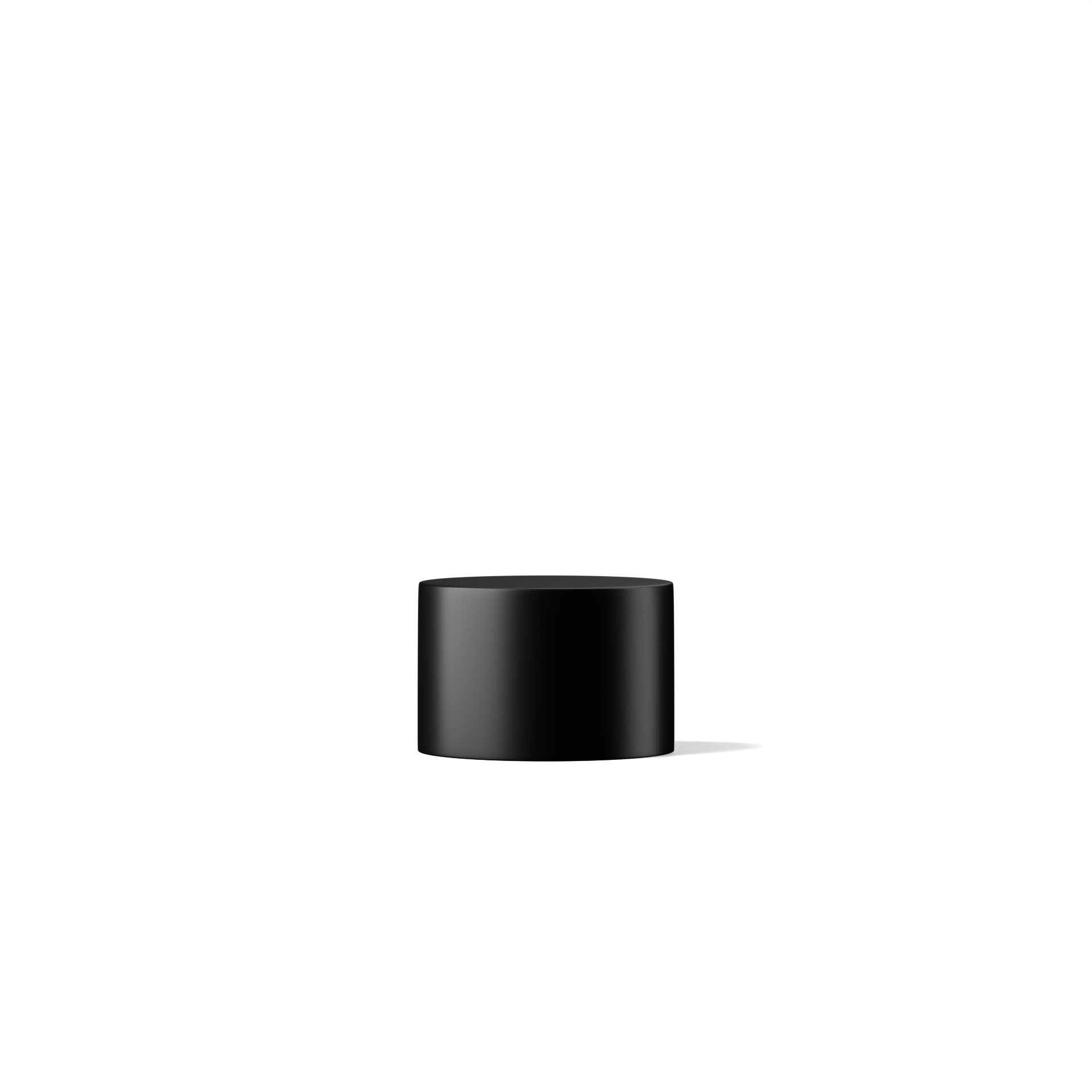 Aneto Screw cap, 24/410, PP, black, white inlay