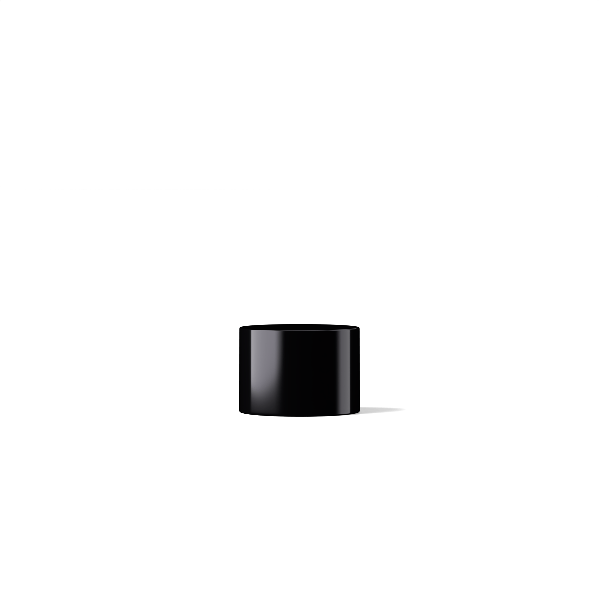 Pamir Screw cap, 20/410, PP, black, white inlay