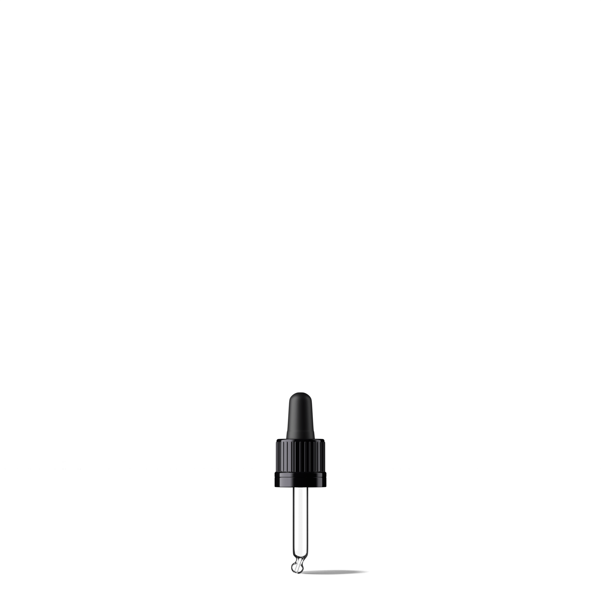 Morris Pipette, TE, DIN18, black, TPEs, dose 0.7 ml, bent ball (Orion 5)