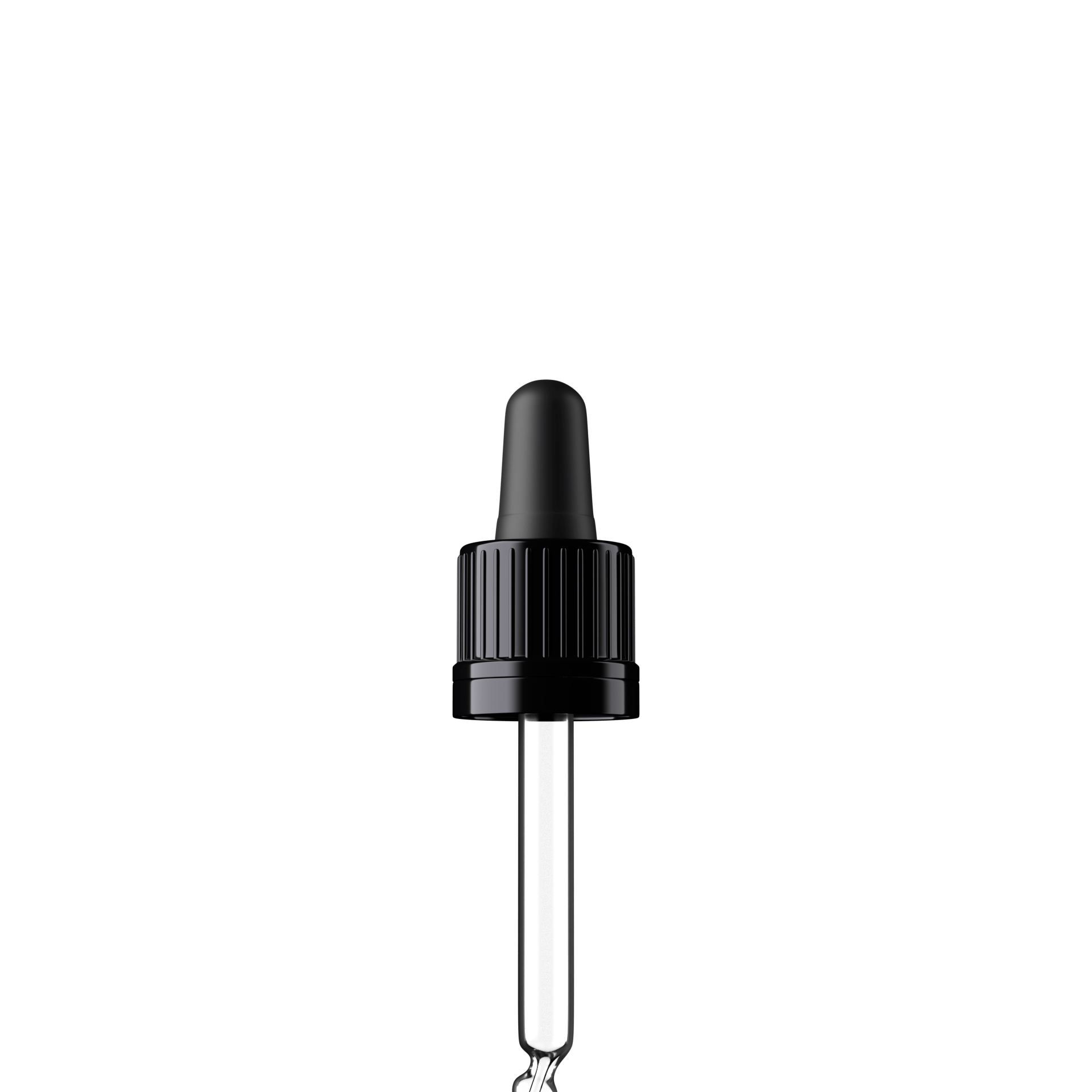 Morris Pipette, TE, DIN18, black, TPEs, dose 0.7 ml, bent ball (Orion 10)