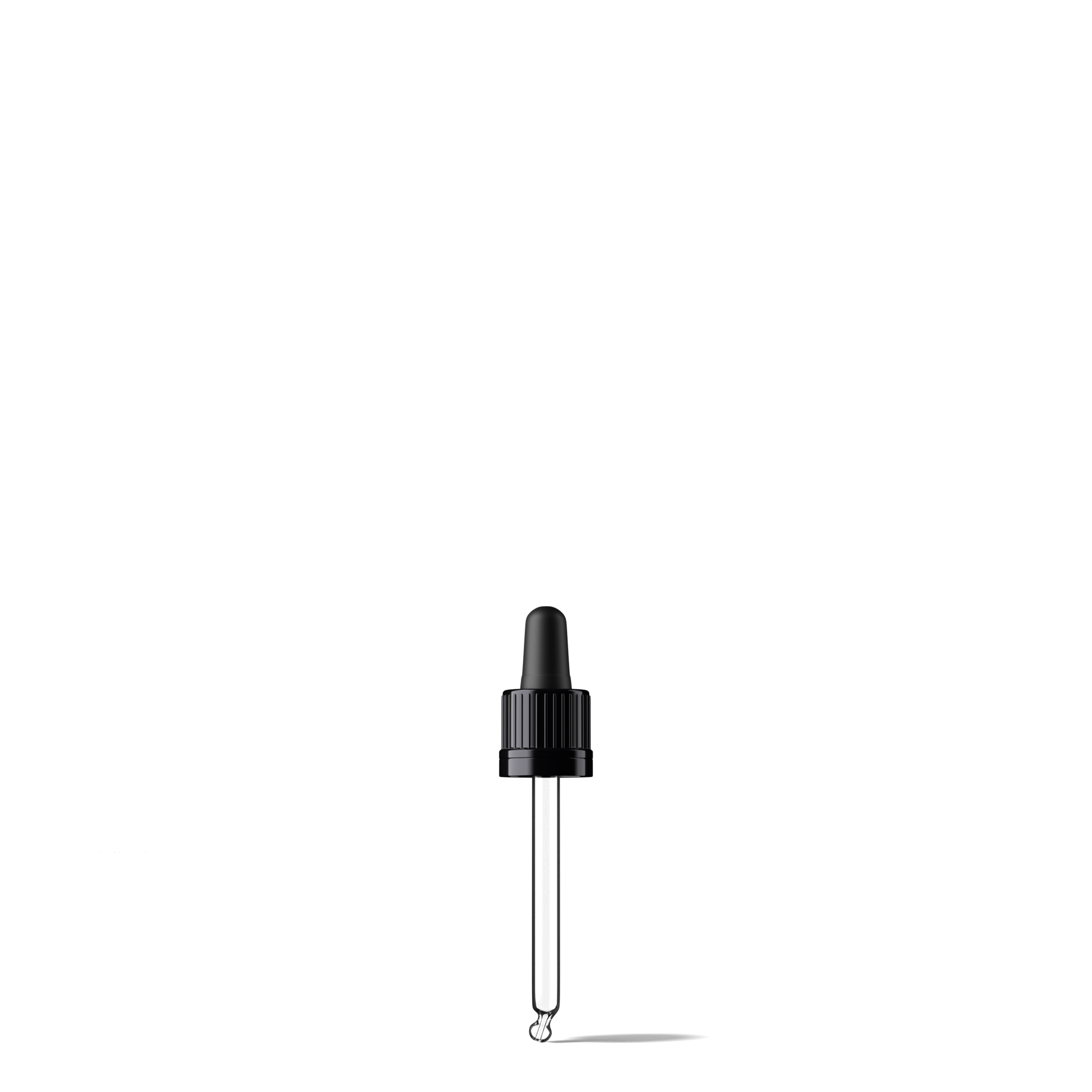 Morris Pipette, TE, DIN18, black, TPEs, dose 0.7 ml, bent ball (Orion 30)