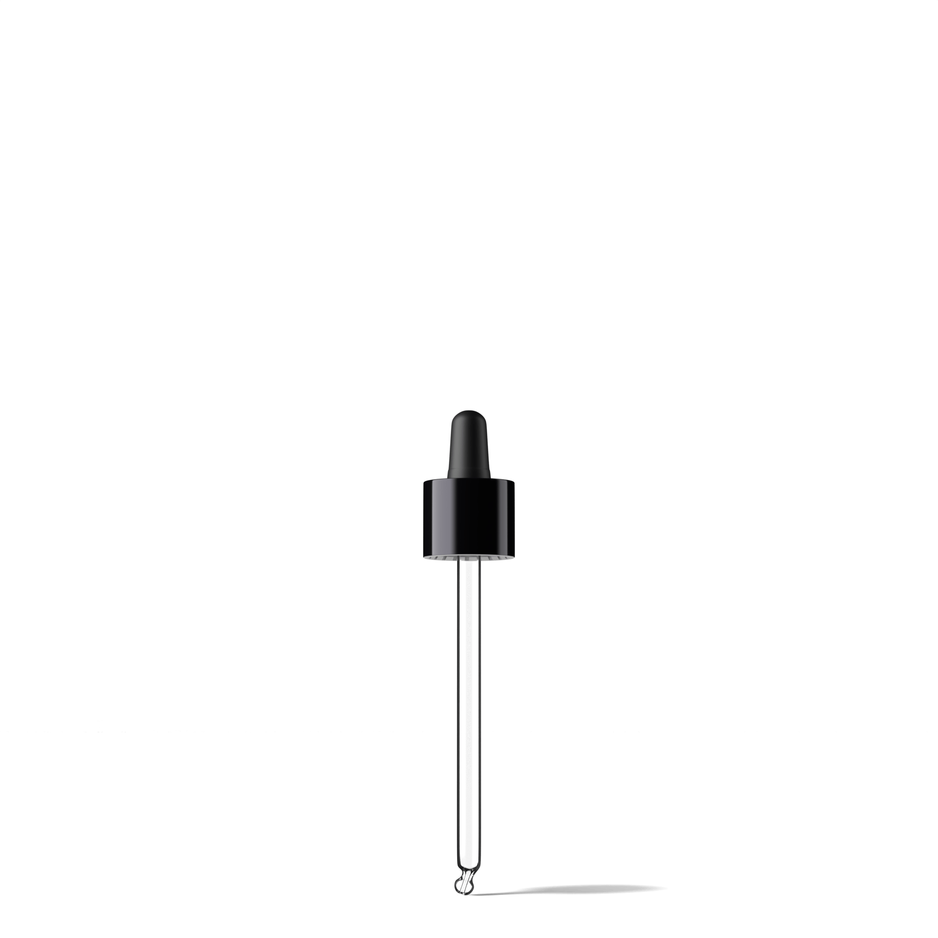 Suez Pipette, TE, DIN18, black, TPEs, dose 0.7 ml, bent ball (Orion 50/60-106)