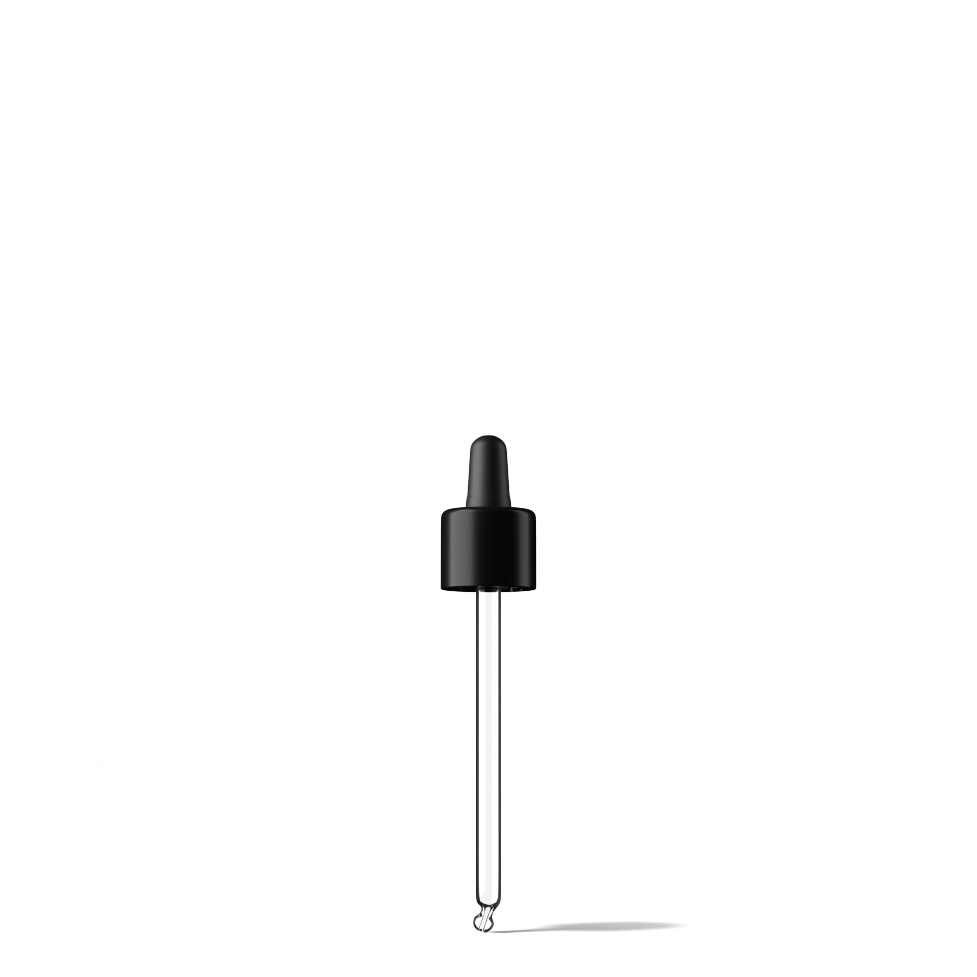 Donau Pipette, TE, DIN18, black, TPEs, dose 0.7 ml, bent ball (Orion 50/60-106)