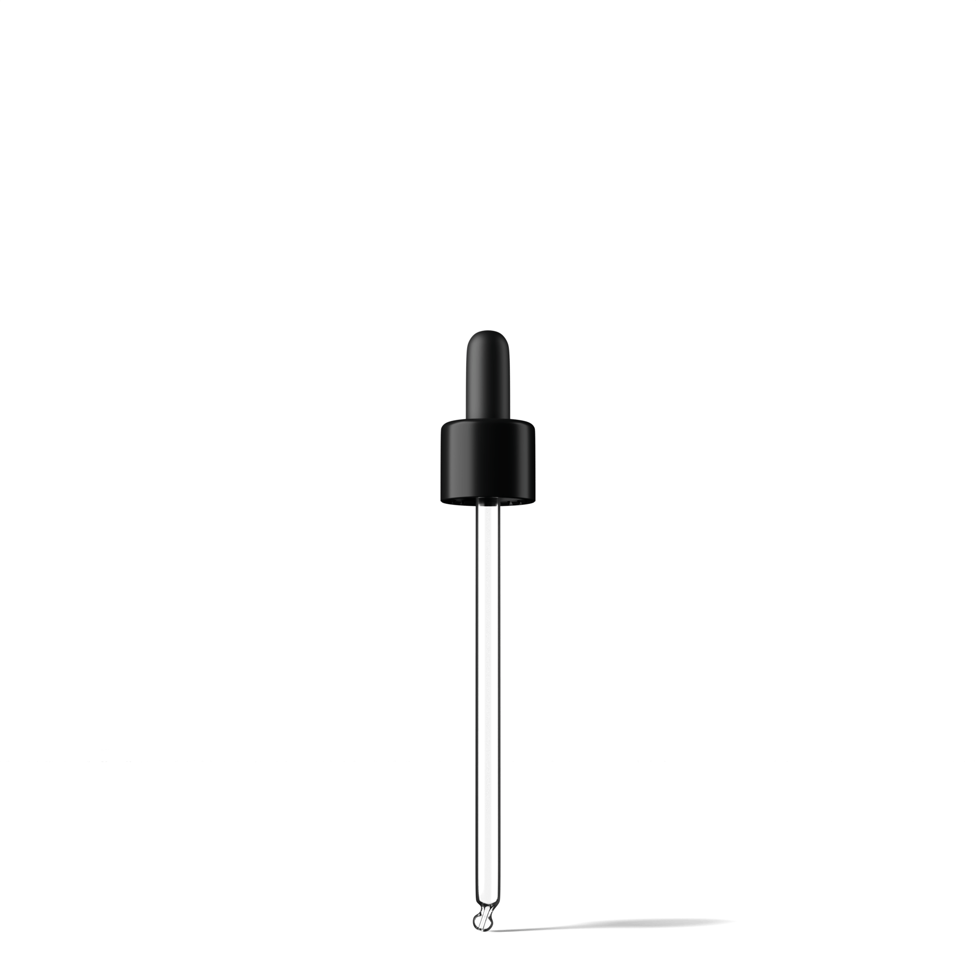 Donau Pipette, TE, DIN18, black, TPEs, dose 1.0 ml, bent ball (Orion 100)