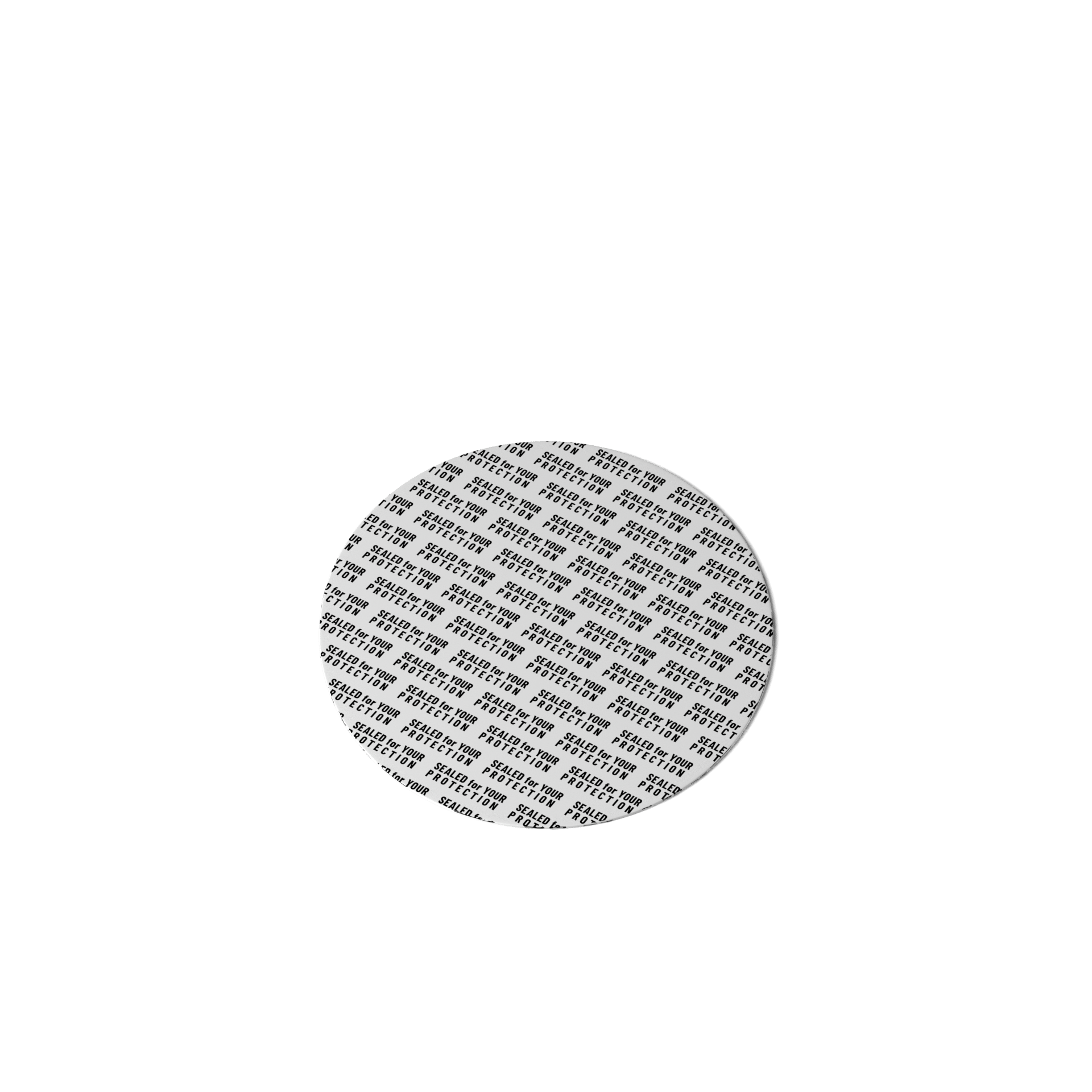 Ozark Seal, Pressure sensitive, 49 mm, white, black text (Ceres 50), for dry goods only