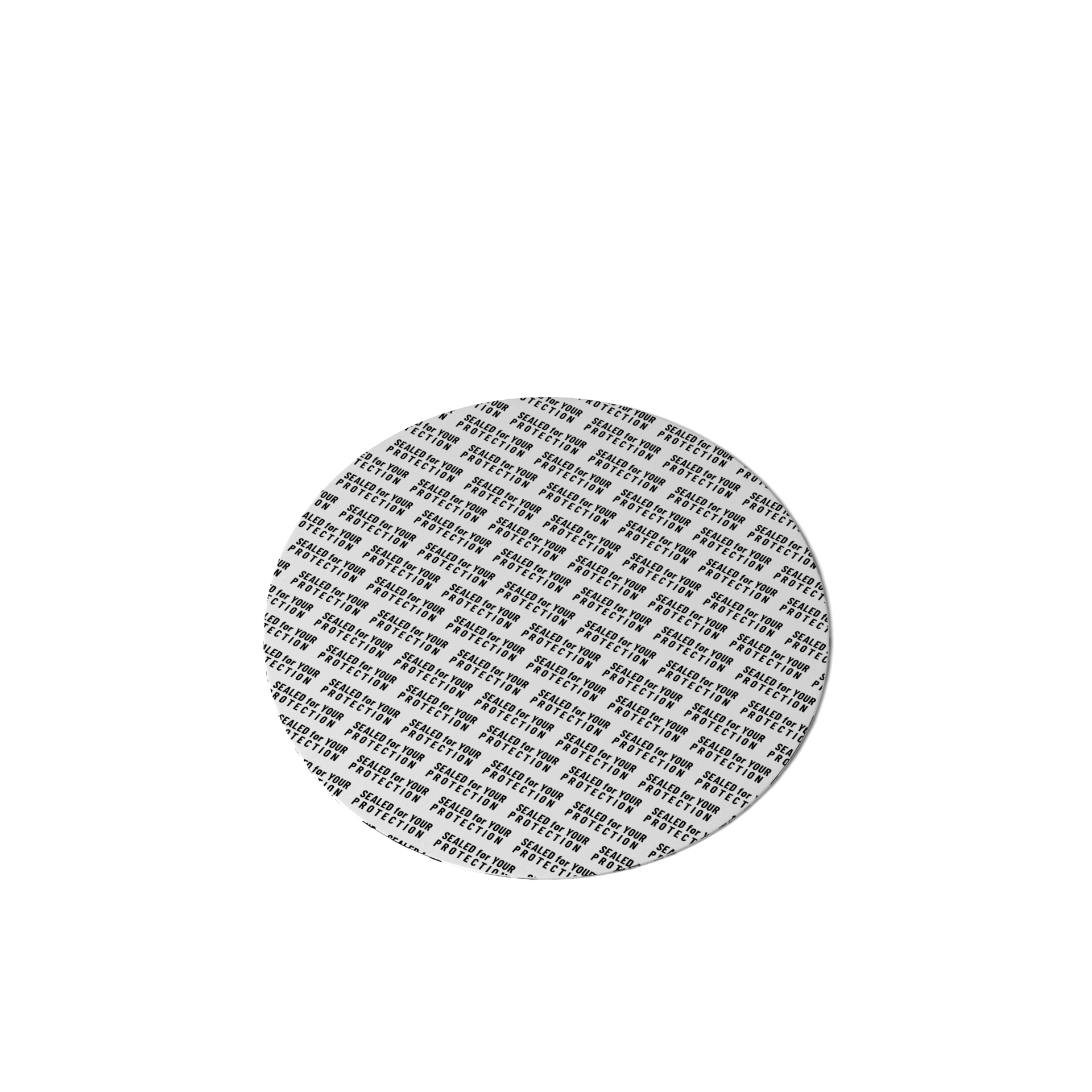 Ozark Seal, Pressure sensitive, 61 mm, white, black text (Saturn 300), for dry goods only